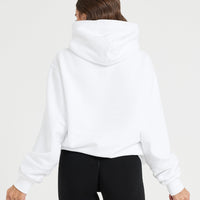Classic Lounge Oversized Hoodie | White