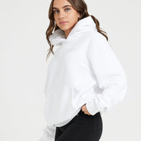 Classic Lounge Oversized Hoodie | White