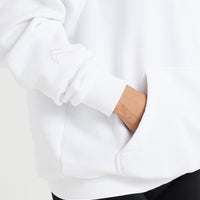 Classic Lounge Oversized Hoodie | White