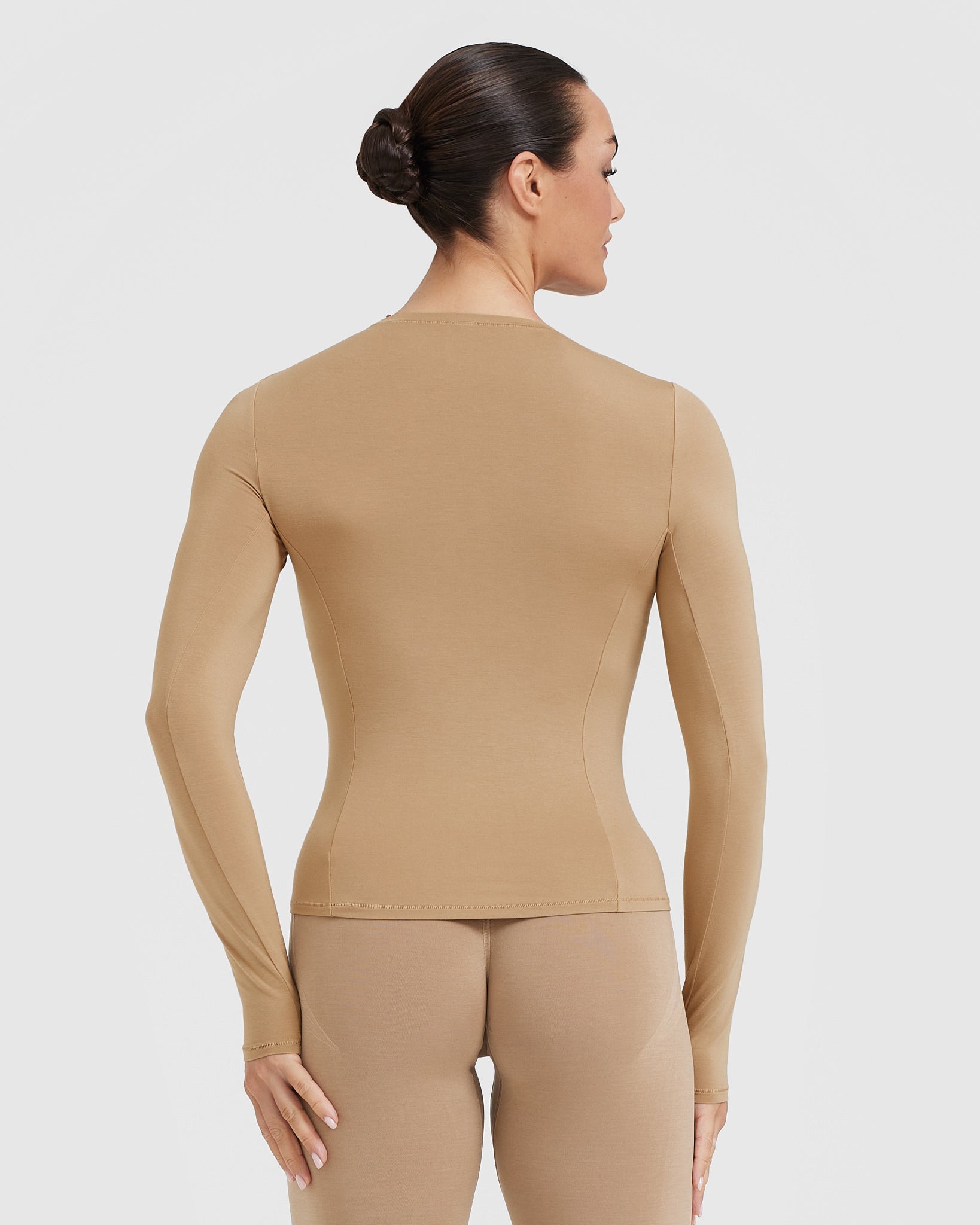 Mellow™ Soft Long Sleeve Top | Dune Brown