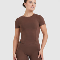 Mellow™ Soft Mid Short Sleeve T-Shirt | Chestnut