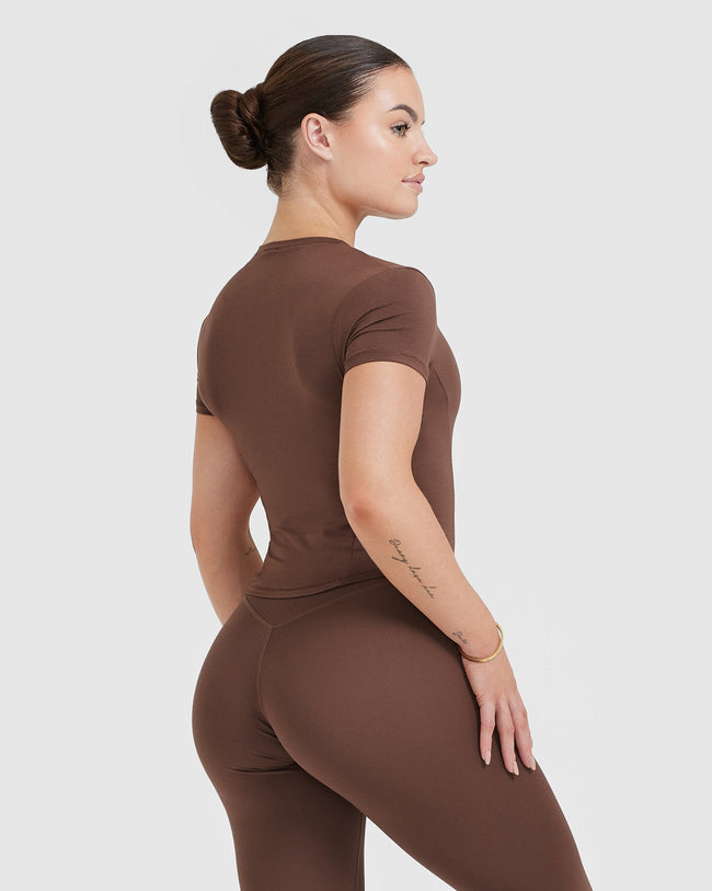 Mellow™ Soft Mid Short Sleeve T-Shirt | Chestnut