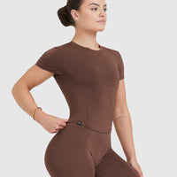 Mellow™ Soft Mid Short Sleeve T-Shirt | Chestnut