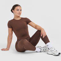 Mellow™ Soft Mid Short Sleeve T-Shirt | Chestnut