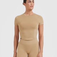 Mellow™ Soft Mid Short Sleeve T-Shirt | Dune Brown