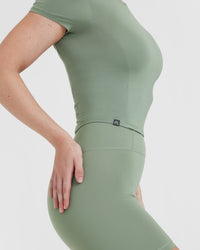 Mellow™ Soft Mid Short Sleeve T-Shirt | Sage