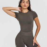 Mellow™ Soft Mid Short Sleeve T-Shirt | Deep Taupe