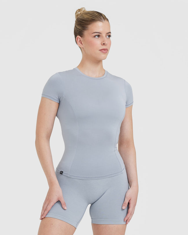 Mellow™ Soft Short Sleeve T-Shirt | Metal Grey