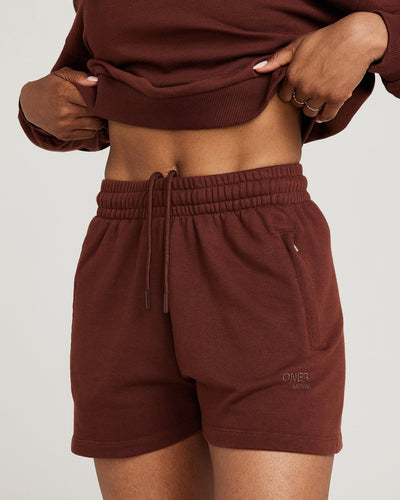 Classic Lounge Sweatshorts | Deep Cocoa