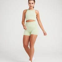 Classic Seamless Shorts | Pistacchio Marl