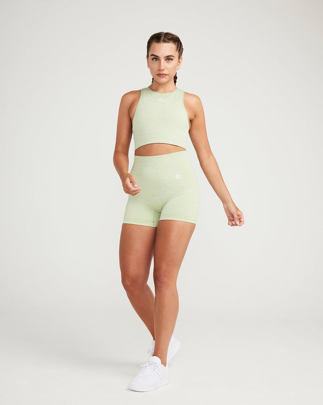 Classic Seamless Shorts | Pistacchio Marl