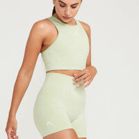 Classic Seamless Shorts | Pistacchio Marl