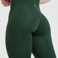 Timeless High Waisted Leggings | Pine Green
