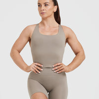 Timeless Square Neck Mid Vest | Minky