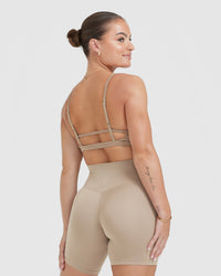 Timeless Strappy Bralette | Sandstone