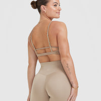 Timeless Strappy Bralette | Sandstone