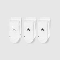 Trainer Liner Socks 3 Pack | White
