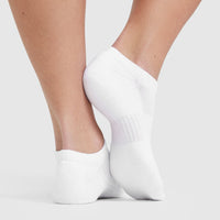 Trainer Liner Socks 3 Pack | White