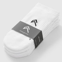 Trainer Liner Socks 3 Pack | White