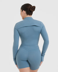 Unified Crop Jacket | Moonstone Blue