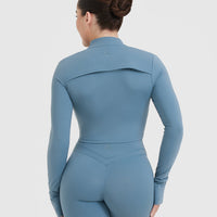 Unified Crop Jacket | Moonstone Blue