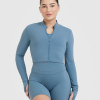 Unified Crop Jacket | Moonstone Blue