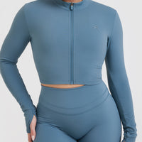Unified Crop Jacket | Moonstone Blue