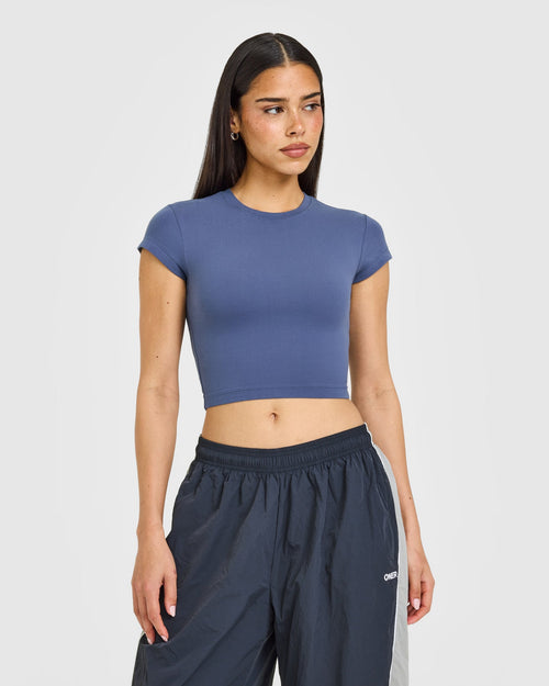 Cotton Baby T-Shirt | Slate Blue