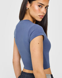 Cotton Baby T-Shirt | Slate Blue