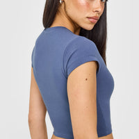 Cotton Baby T-Shirt | Slate Blue