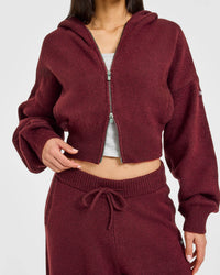 Oversized Knit Straight Leg Bottoms | Rosewood