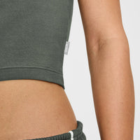 Cotton Baby T-Shirt | Dark Khaki