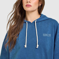 Raw Lounge Oversized Hoodie | Washed Ocean Blue