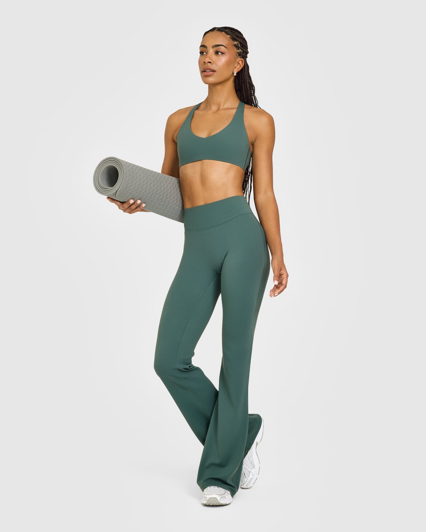 SoftMotion™ Flared Bottoms with White Logo | Iced Green