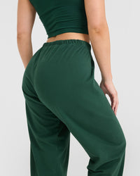 Lightweight Jogger with Printed Logo | Racing Green