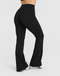 Unified Wrap Flared Bottoms | Black