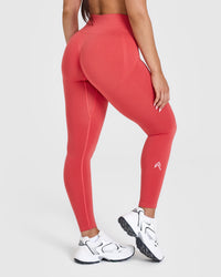 Effortless Seamless Leggings | Sweet Red