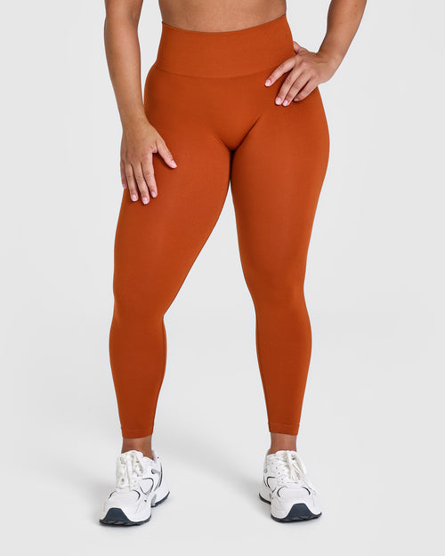 Oner Modal Effortless Seamless Leggings | Warm Copper