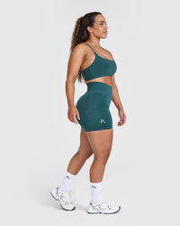 Effortless Seamless Shorts | Marine Teal