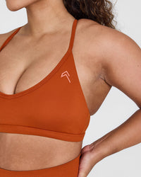 Timeless Strappy Bralette | Warm Copper