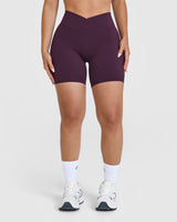 Unified Wrap Shorts 6" | Blackberry Purple