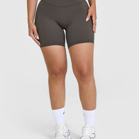 Unified Wrap Shorts 6" | Deep Taupe