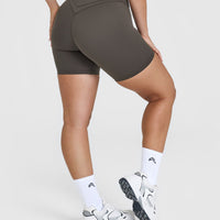 Unified Wrap Shorts 6" | Deep Taupe
