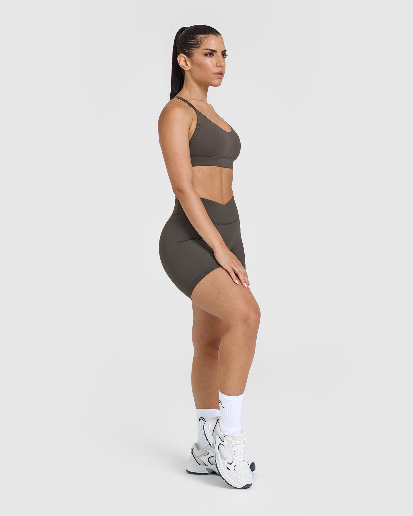 Unified Wrap Shorts 6" | Deep Taupe