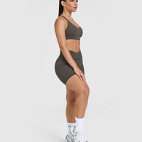 Unified Wrap Shorts 6" | Deep Taupe