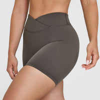 Unified Wrap Shorts 6" | Deep Taupe