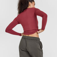 Mellow™ Soft Long Sleeve Top | Burnt Cherry