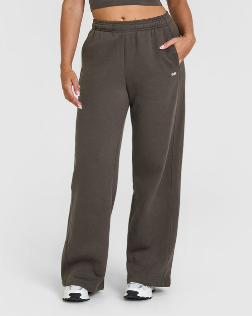 Oner Modal Foundations Straight Leg Joggers | Deep Taupe