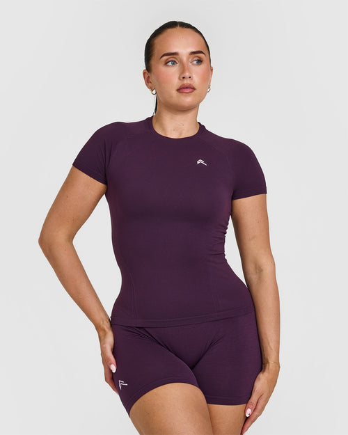 Oner Modal Go To Seamless Fitted Top | Blackberry Purple
