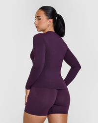 Mellow™ Soft Long Sleeve Top | Blackberry Purple